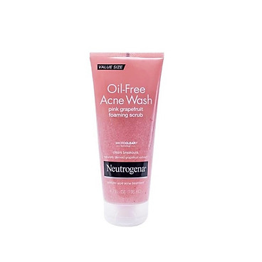 Sữa Rửa Mặt Bưởi Hồng Có Hạt Neutrogena Oil-Free 198Ml