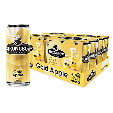 Lốc 6 Lon Cao Strongbow Vị Táo Nguyên Bản (330Ml X 6...