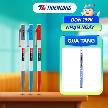 Mua Hộp 20 cây Bút Bi Thiên Long TL-08 - Màu sắc Đỏ tại Thiên Long Official Store