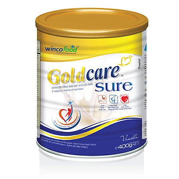 Sữa bột Wincofood GoldCare Sure 400g