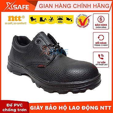 Mua Giày bảo hộ lao động NTT Giày bảo hộ chống đinh chống va đập dùng cho nhà xưởng, công trường - chính hãng - 45 tại BHLĐ XSAFE