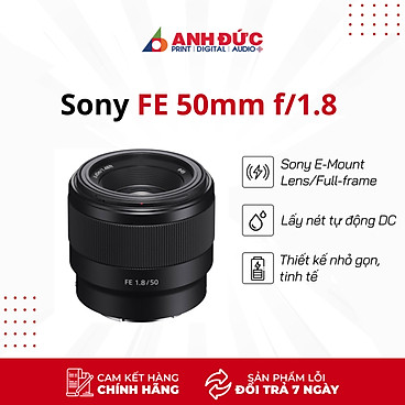 Mua Ống Kính Sony FE 50mm F1.8 - Hàng Chính Hãng tại Anh Đức Digital