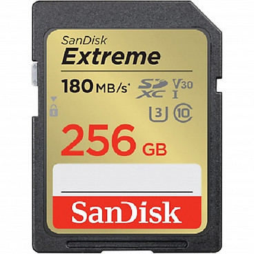 Mua Thẻ nhớ SDXC SanDisk Extreme U3 V30 256GB 180MB/s SDSDXVV-256G (New 2022) - Hàng Nhập Khẩu tại Lưu Trữ Sài Gòn