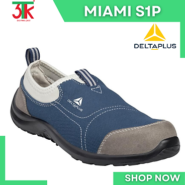 Mua Giày Bảo Hộ Lao Động MIAMI S1P SRC Chống tĩnh điện , Chống va đập , Chống trơn trượt - 42 tại Bảo hộ lao động 3TK