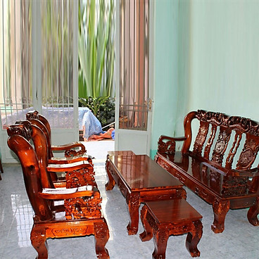 Salon gỗ tràm tay 10 , bộ bàn ghế phòng khách cao cấp , bàn ghế gỗ