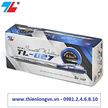 Mua Hộp 20 cây bút bi Thiên Long - TL027 - Màu Đỏ tại Châu An Phát Shop