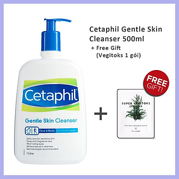 Sữa Rửa Mặt Cetaphil Gentle Skin Cleanser 500Ml Phù Hợp Da Dầu...