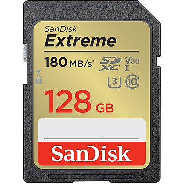Mua Thẻ nhớ SDXC SanDisk Extreme U3 V30 128GB 180MB/s SDSDXVA-128G (New 2022) - Hàng Nhập Khẩu tại Lưu Trữ Sài Gòn