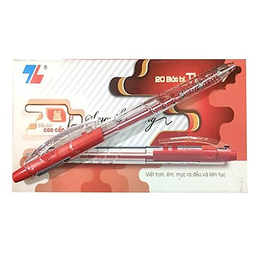 Mua Hộp 20 Cây Bút Bi Thiên Long TL097 - Đỏ tại Nhà sách Fahasa
