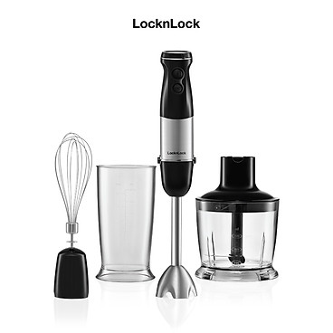 Mua Máy xay cầm tay LocknLock - Hand Blender EJM559BLK (1000W) - Màu đen - Hàng chính hãng tại Tiki Trading