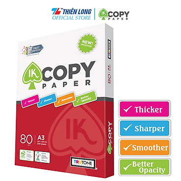 Mua Ream giấy A3 80 gsm IK Copy (500 tờ) - Hàng nhập khẩu Indonesia tại Thiên Long Official Store