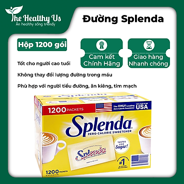 Mua Thực phẩm Đường ăn kiêng Splenda Zero Calorie Sweetener của Mỹ- 1.2kg/hộp tại The Healthy Us
