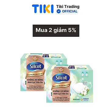 Bộ 2 Hộp Silcot Bông Trang Điểm (Bông Tẩy Trang) Nhật Bản...