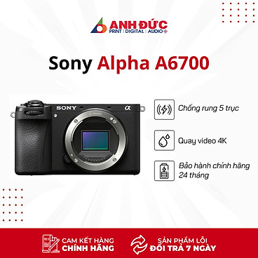 Mua Máy Ảnh Sony Alpha A6700 - Hàng Chính Hãng - Body tại Anh Đức Digital