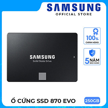 Mua Ổ cứng gắn trong SSD Samsung 870 EVO 250GB | 500GB | 1TB 2.5 inch SATA 3 - Hàng chính hãng - 250GB tại Samsung Memory Official Store