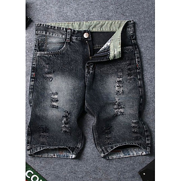 Mua Quần short jean nam đen bạc Q415 Muidoi - 29 tại MĐ Official