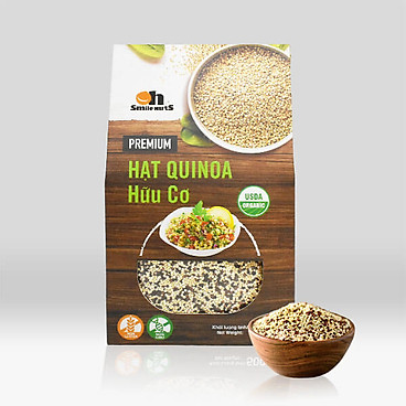 Hộp Mix 3 Loại Hạt Quinoa (Diêm Mạch) Smile Nuts 500G -...