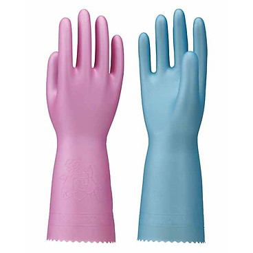 Mua Găng tay rửa chén bát biết thở Showa Surutto Nhật Bản không lót - S - Màu sắc ngẫu nhiên (Pink/Blue) tại NNMSAFETY