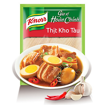 Hạt Nêm Knorr Gia Vị Hoàn Chỉnh Thịt Kho Tàu (28G)