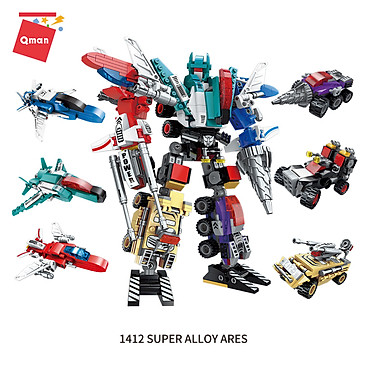 Đồ chơi xếp hình, lắp ráp kiểu lego Qman 1412:...