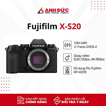 Mua Máy Ảnh Fujifilm X-S20 | Fuji XS20 - Hàng Chính Hãng - Body tại Anh Đức Digital