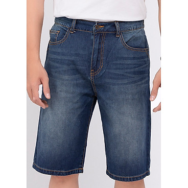 Mua Quần Short Jeans Nam Thời Trang 202 - A91 JEANS - Xanh Đậm - 36 tại A91 JEANS