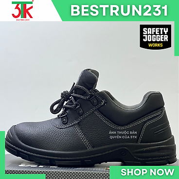 Mua Giày Bảo Hộ Lao Động Safety Jogger Bestrun 231 S3, BestBoy 231 S3 Da Cao Cấp Chống Đinh Chống Trơn Trượt, Chống Va Đập, Chống Tĩnh Điện Sử Dụng trong Công Trình Xây Dựng - Bestrun2 Thấp Cổ - 40 tại Bảo hộ lao động 3TK