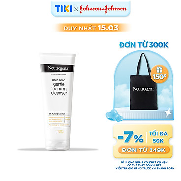 Sữa Rửa Mặt Neutrogena Làm Sạch Sâu Và Kiểm Soát Nhờn