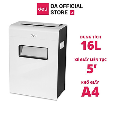 Mua Máy Hủy Tài Liệu, Thẻ Đĩa Cao Cấp Deli - Phù Hợp Bảo Mật Giấy Tờ Trong Doanh Nghiệp, Văn Phòng, Nhà Trường - Hàng chính hãng - E9921-EU tại Deli Official Store