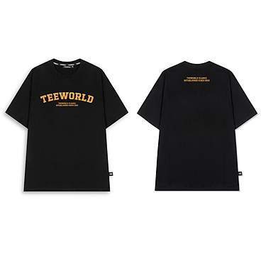 Mua Áo Thun Local Brand Teeworld Classic Nam Nữ Form Rộng Unisex - Đen - XL tại Teeworld Thế giới áo thun