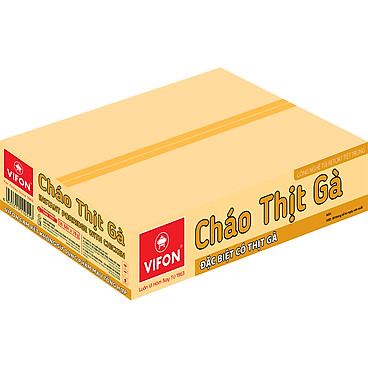 Thùng 50 Cháo Thịt Gà VIFON có Gói Thịt Thật 27gr (70g...