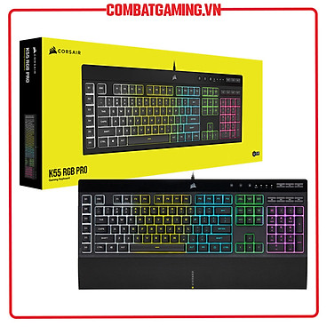 Mua Bàn Phím Corsair K55 RGB Pro - Hàng Chính Hãng tại Combat Gaming Gear