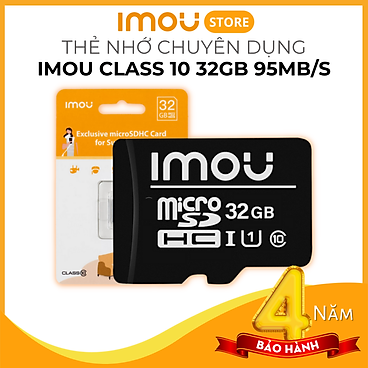 Mua Thẻ nhớ IMOU chuyên dụng cho Camera 95 MB/s Class 10 32GB/64GB - Hàng Chính Hãng - 32GB tại IMOU Store