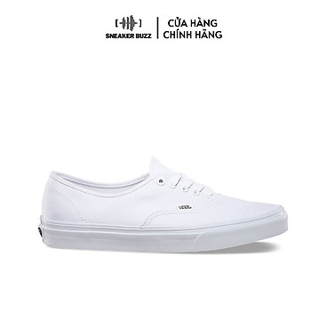 Mua Giày Sneaker Unisex Authentic Vans VN000EE3W00 - White (Size 38) tại Sneaker Buzz