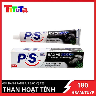 Mua Kem Đánh Răng Than Hoạt Tính P/S (180g) tại TiTuTa