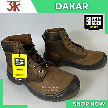 Mua Giày Bảo Hộ Safety Jogger DAKAR S3 Chống đinh, Chống Dập Ngón, Chống Trơn Trượt Chất Liệu Da Cao Cấp Siêu Nhẹ Kiểu Dáng Thể Thao - 42 tại Bảo hộ lao động 3TK