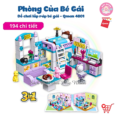 Đồ chơi lắp ráp, xếp hình lego Qman 4801: Phòng...