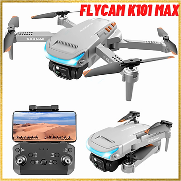 Mua Flycam Mini Giá Rẻ Drone Camera 4K K101 Max có cảm biến tránh va chạm, bay 25 phút, chuyền hình ảnh trực tiếp về điện thoại - Hàng Chính hãng Asport - Bộ 1 pin tại X Game