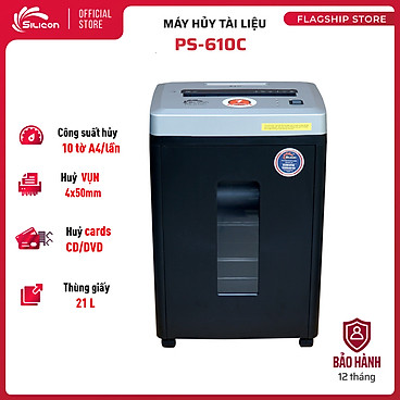 Mua Máy Hủy Tài Liệu Silicon PS-610C tại FUJIHOME OFFICIAL STORE