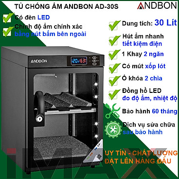 Mua Tủ Chống Ẩm Andbon AD-30S (30 lít) - Hàng Nhập Khẩu tại iMax Hà Nội