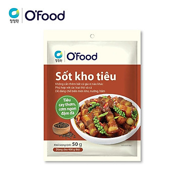 Sốt Thịt Kho Tiêu O'Food Gói 50G