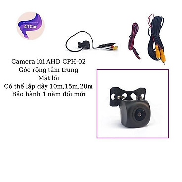 Mua Camera lùi AHD cánh bướm nhựa đen CPH-02 dành cho màn android ô tô tại Nội thất ô tô 4Tcar