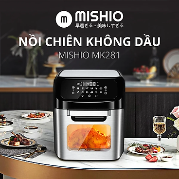 Mua Nồi chiên không dầu 12L điện tử Mishio MK281 - Hàng chính hãng tại Mishio Kachi Official