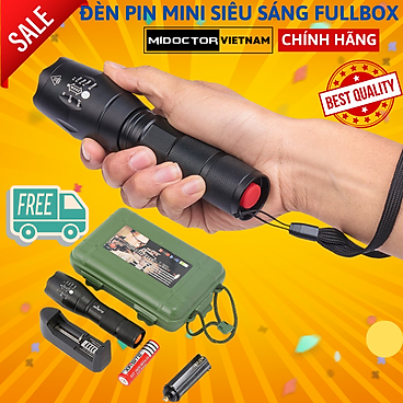 Mua Đèn Pin Mini Siêu Sáng XML-T6 miDoctor - Chính Hãng tại Amalife