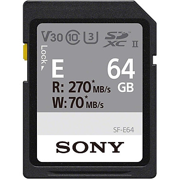 Mua Thẻ nhớ Sony 64GB SF-E64 270-70 MB/s U3 4K (SF-E64T1) - Hàng Chính hãng tại DZ store