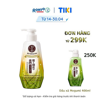 Dầu gội ngăn rụng tóc Megumi Hair Fall Control Shampoo