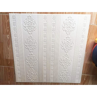 Mua Bộ 5 Tấm Xốp Dán Tường Tân Cổ Điển, Hoa Văn Tân Cổ Điển 3D 70x70cm tại XỐP DÁN TƯỜNG 3D TÂN PHÚ