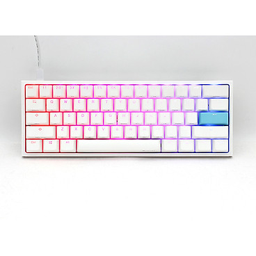 Mua Bàn phím Ducky One 2 SF RGB 65% Cherry MX Switch - Hàng chính hãng - Red Switch - Màu trắng tại Hung Danh Computer