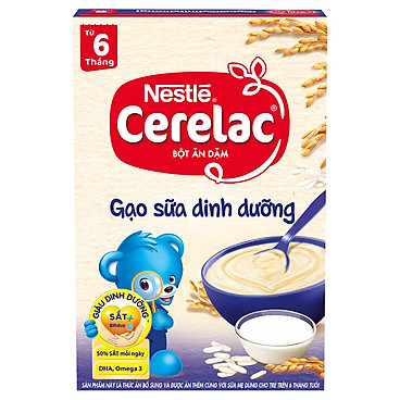 Bột Ăn Dặm Nestlé Cerelac - Gạo Sữa Dinh Dưỡng (200g)