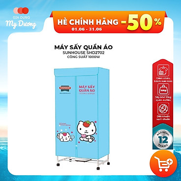 Mua Máy Sấy Quần Áo Sunhouse SHD2702 (15kg) - Hàng chính hãng tại Gia Dụng My Dương